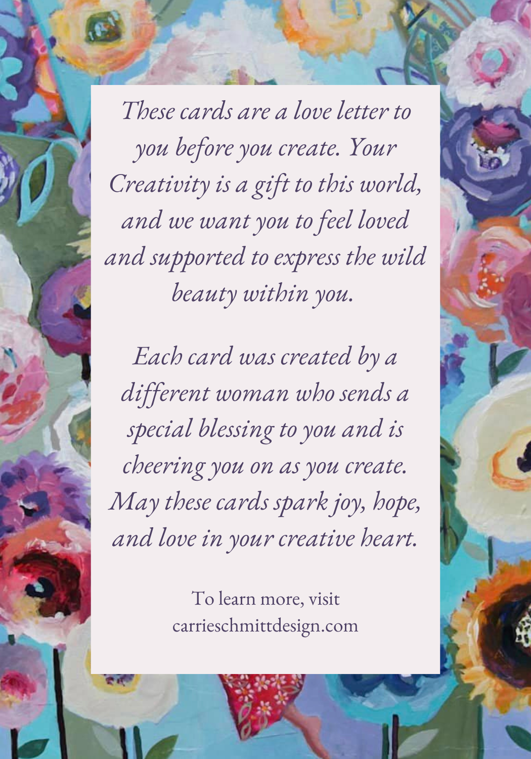 ART DECK: BLESSINGS BEFORE YOU CREATE