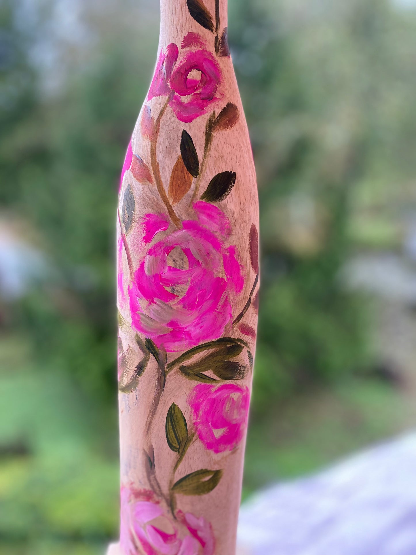 Painted Wood Statue: GODDESS OF CELEBRATION