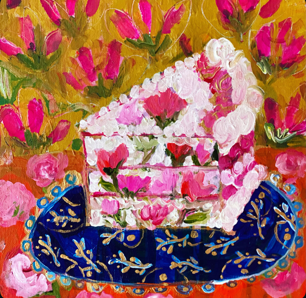 Let's Eat Cake Original Art