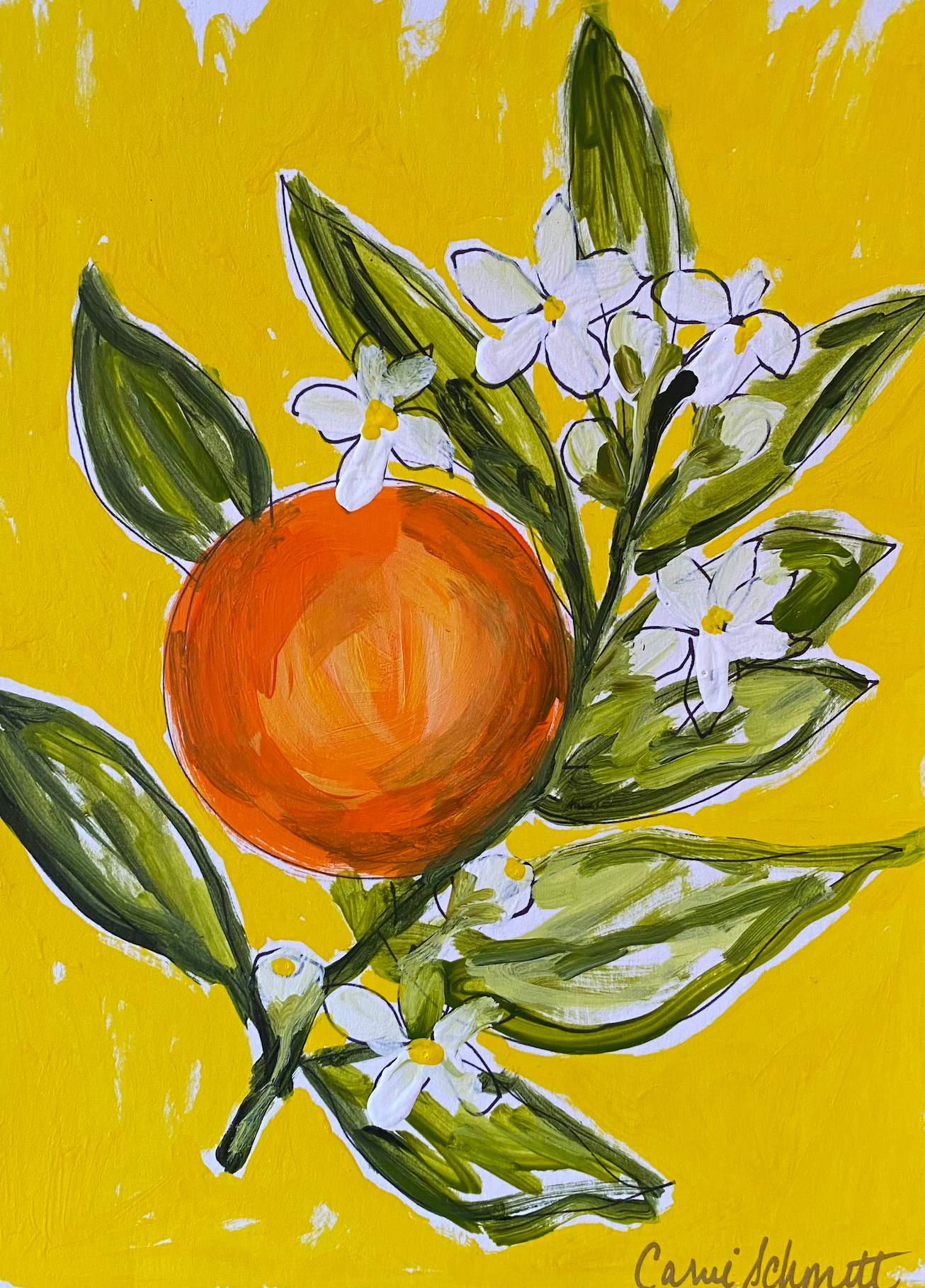 Orange Blossom Original Art