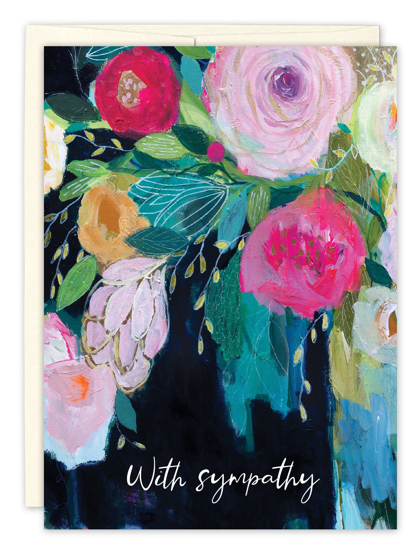 Sympathy Card: WITH SYMPATHY