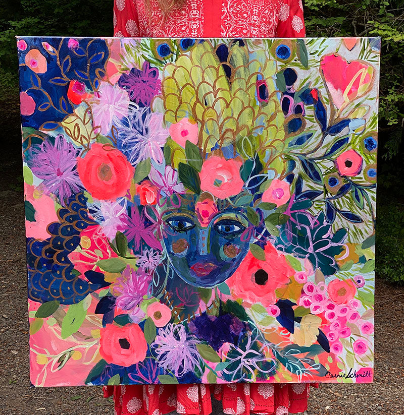 Contemplative Original Art