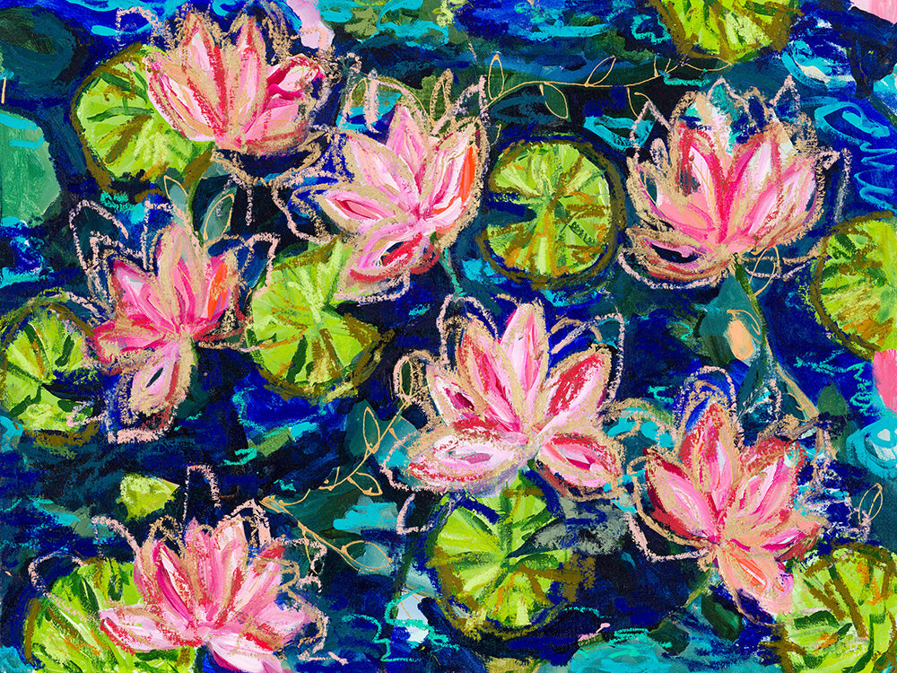 Dance of the Lotus Original Art