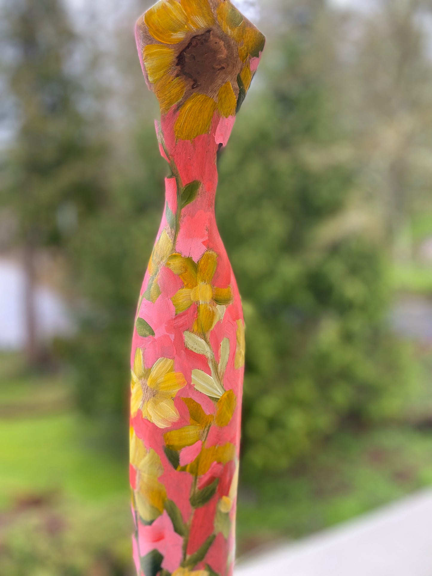 Wood Statue: GODDESS OF FAITH