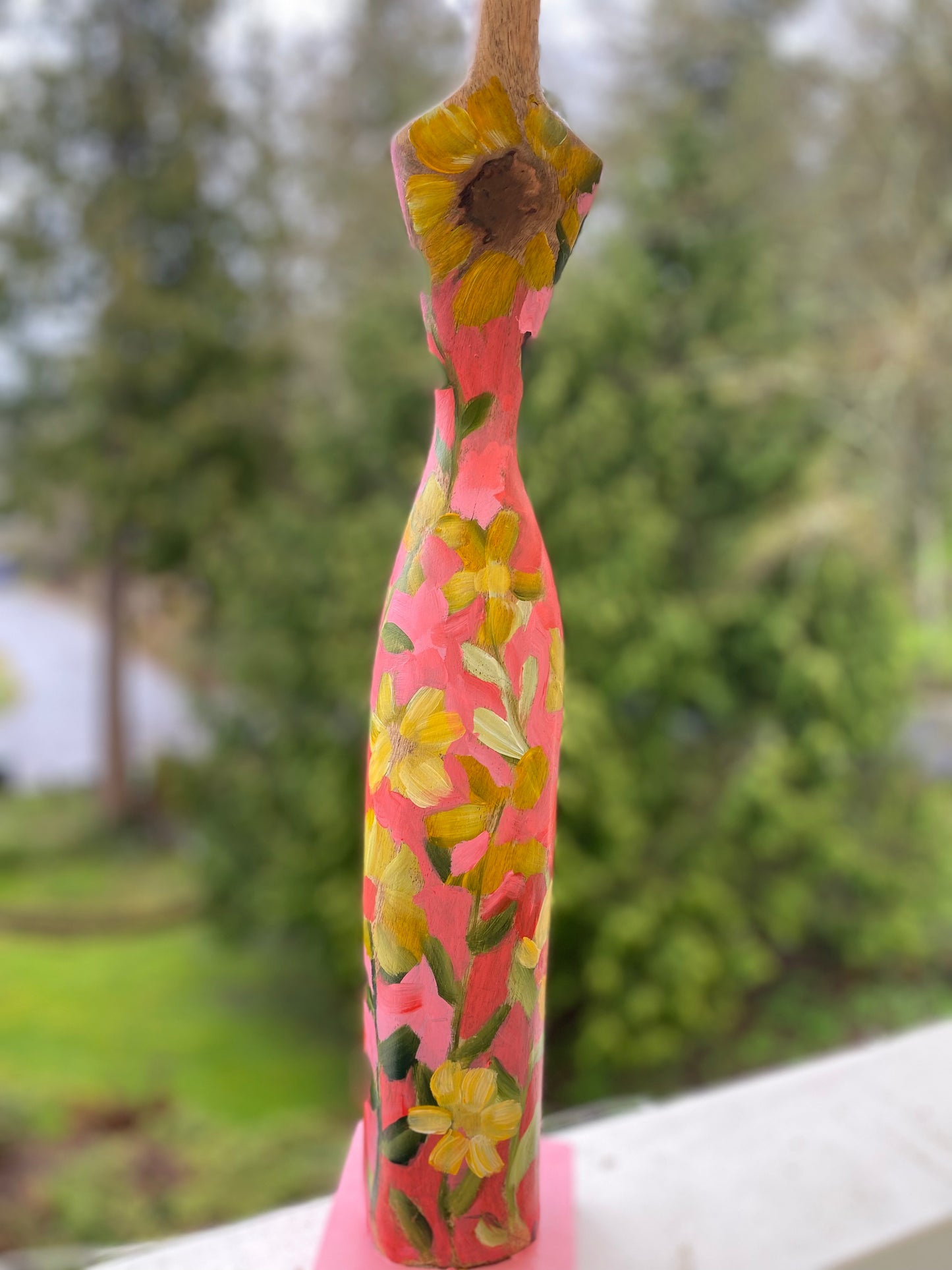 Wood Statue: GODDESS OF FAITH