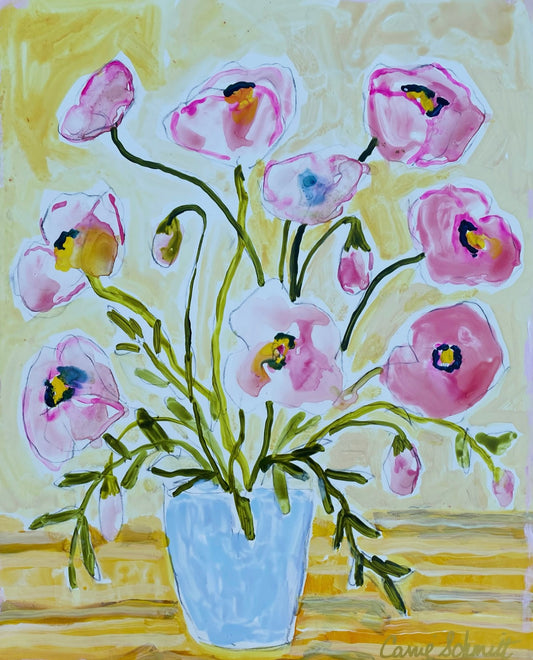 First Poppies of Summer Original Painting