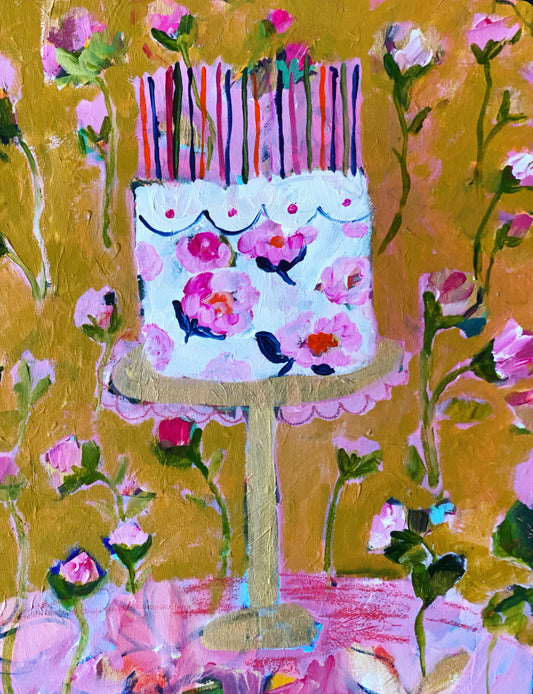 Sweet Delight Cake Original Art