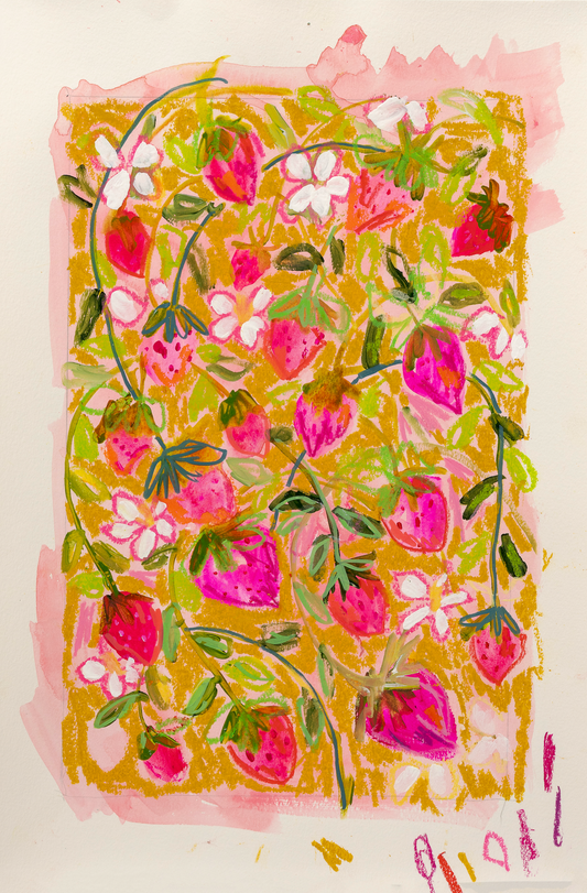 Strawberry Fields Forever Original Painting