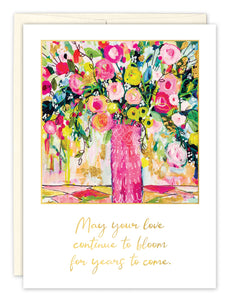 Wedding Card: MAY YOUR LOVE CONTINUE...