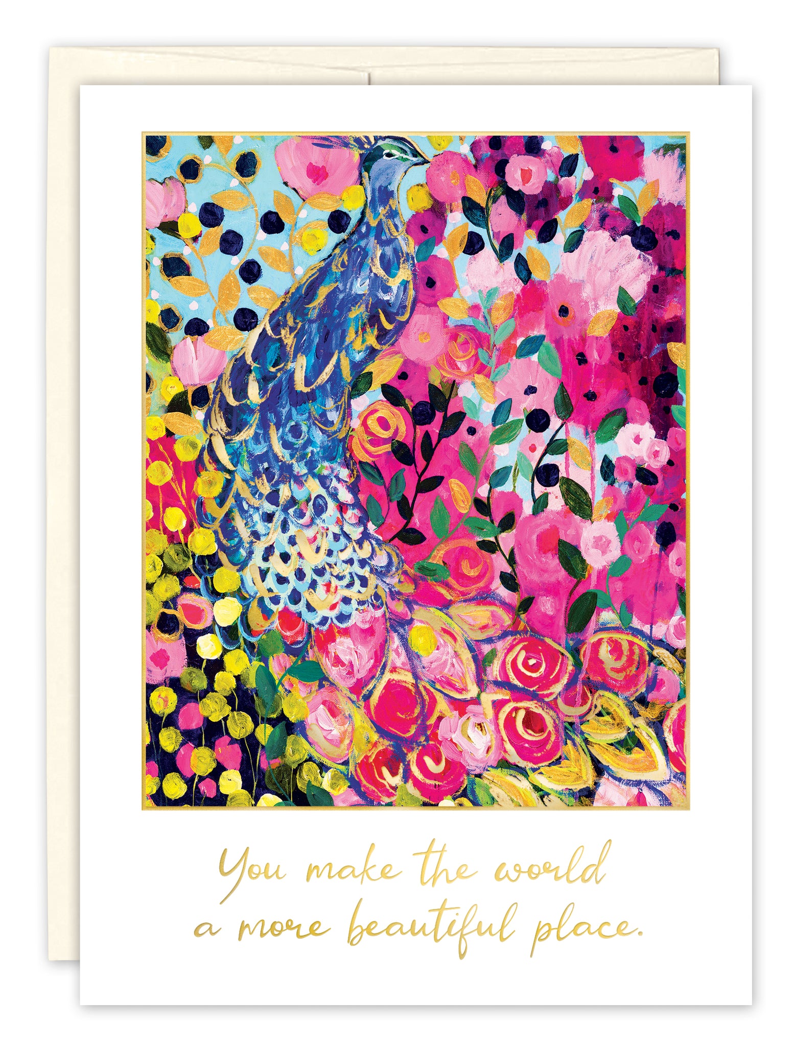 Thank You Card: YOU MAKE THE WORLD...