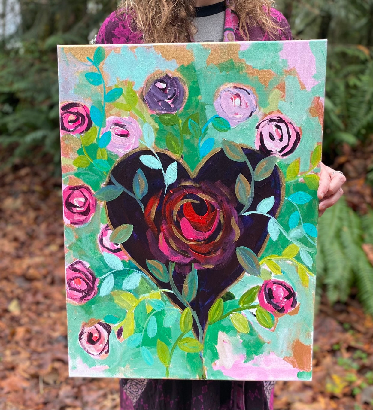 A Unique Flower In Every Heart Original Art