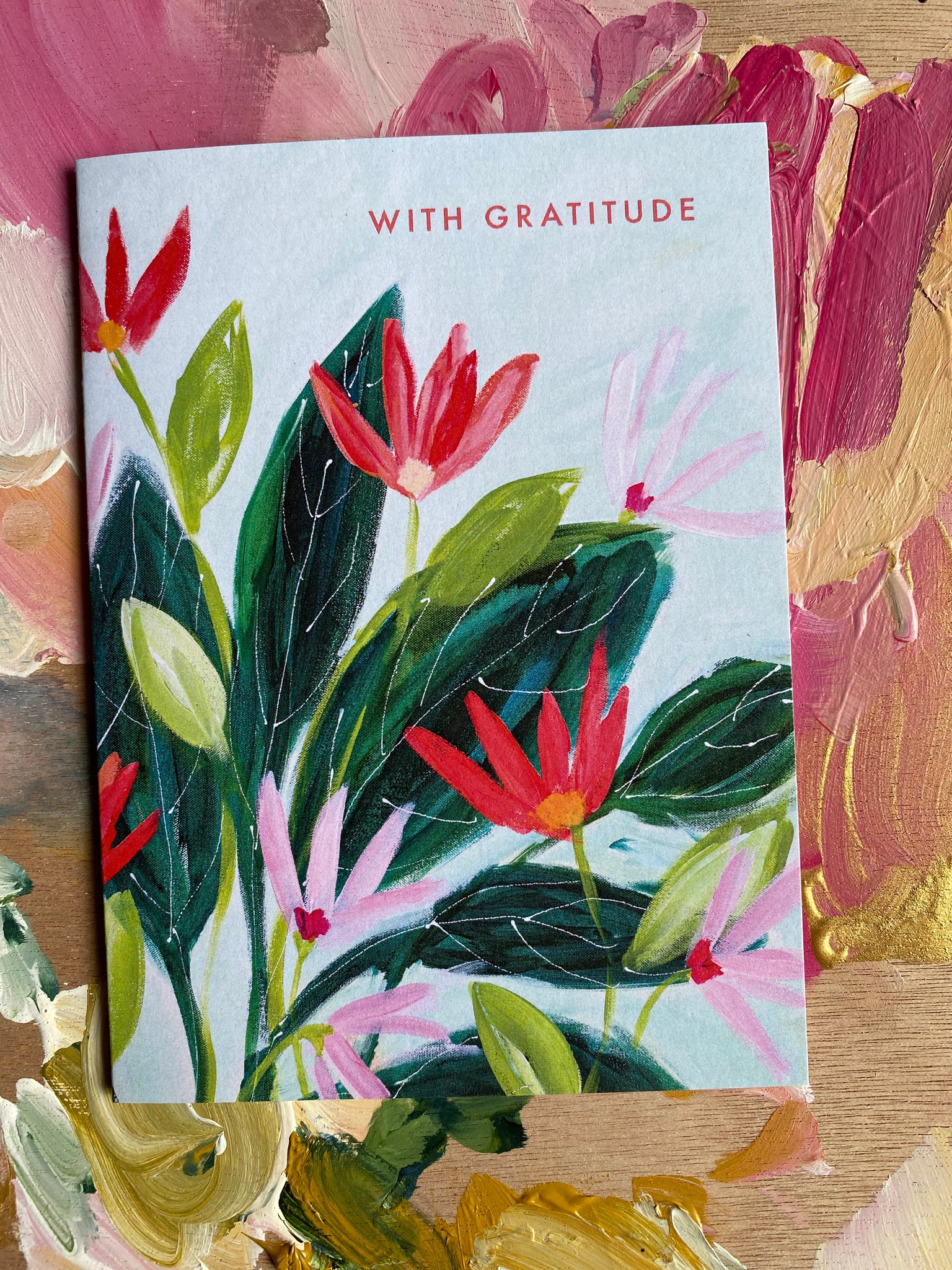 Thank You Card: WITH GRATITUDE