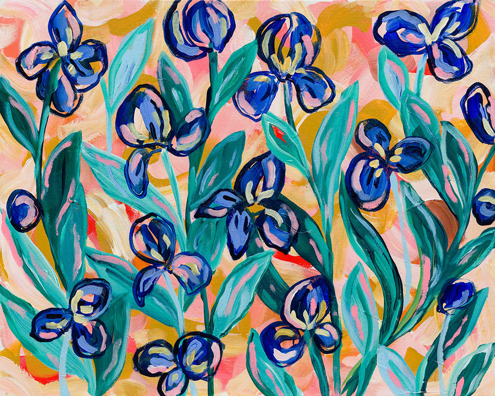 Sweet Irises Original Art
