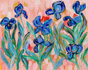 Lovely Irises Original Art