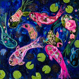 Painted Fish Original Art