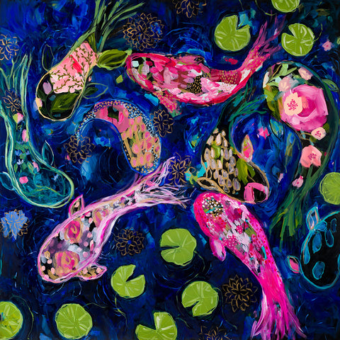 Painted Fish Original Art