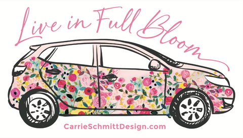 POPPY THE CAR Sticker